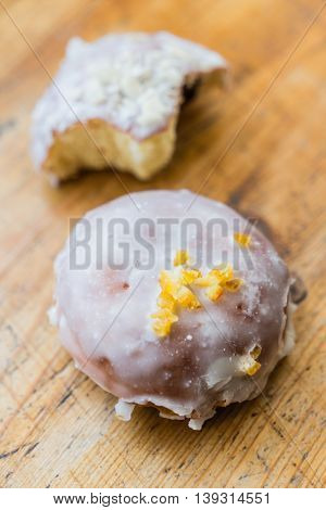 donut with jam