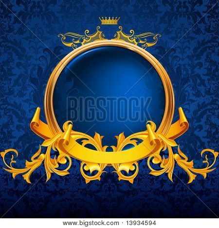 Retro a keret, háttér vektor