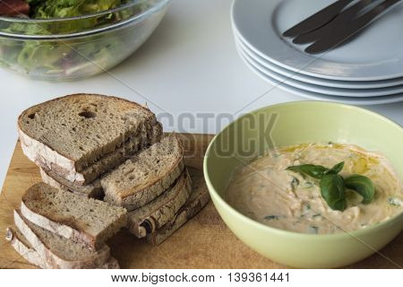 Slovakian spread made from sheep cheese called 