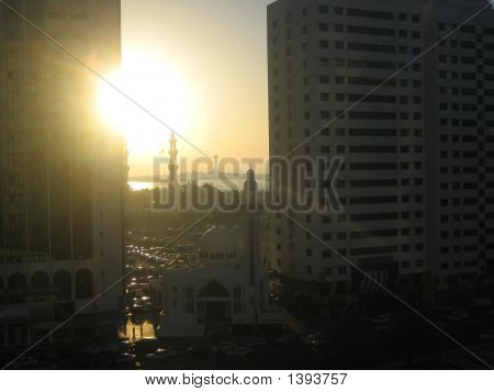 Pôr do sol & mesquitas