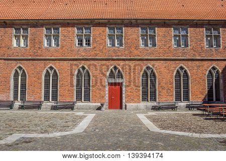 Courtyard Of The Monastery Frenswegen Near Nordhorn
