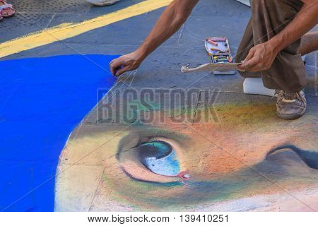 Street Art In Progress