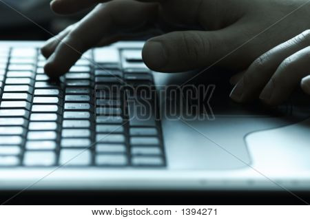 Travailler sur l'ordinateur portable