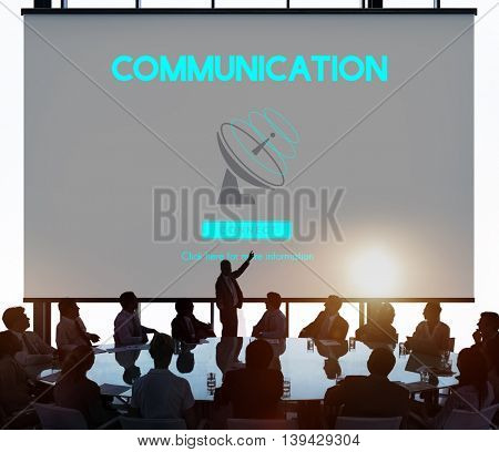 Boardcast Data Transmission GPS Navigation Concept