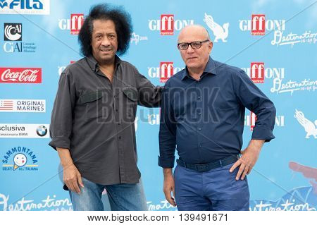 Musician James Senese And Claudio Gubitosi