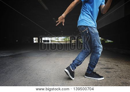 Breakdance Hiphop Dance Skill Streetdance Concept