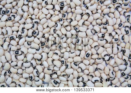 Beautiful black eyed peas beans texture background