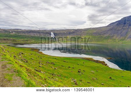 Dynjandi Waterfalls, In The West Fjords
