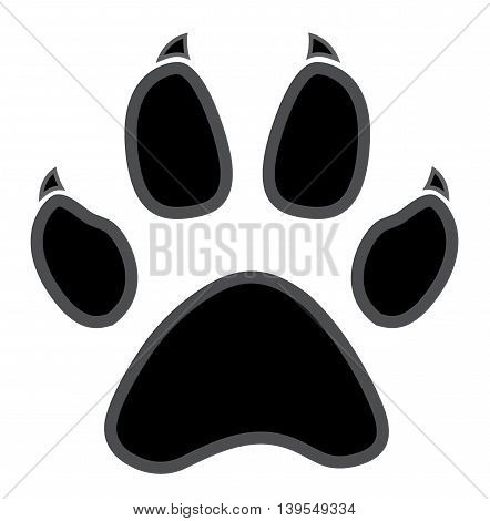 Paw Logo Silhouette