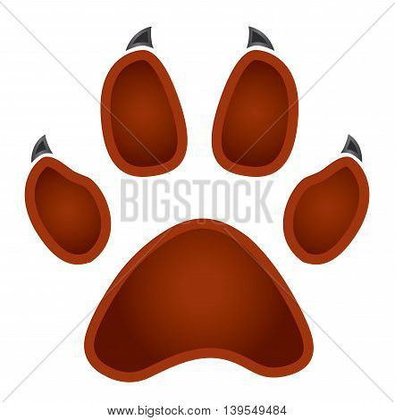 Paw Logo Silhouette