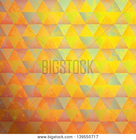 Background Bright Multicolored Triangles
