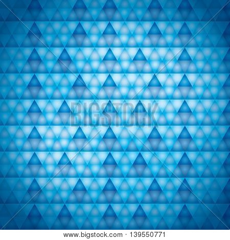 Background Blue Triangles