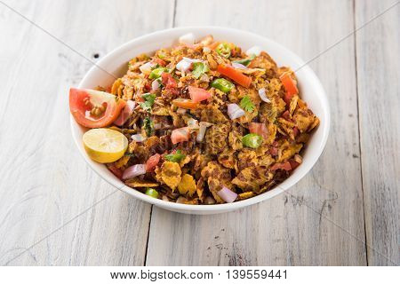 Chana chor garam , indian roadside spicy chat or snack food