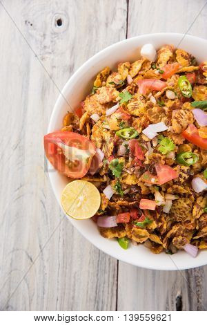 Chana chor garam , indian roadside spicy chat or snack food