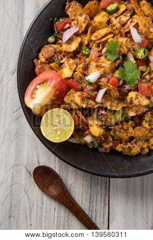 Chana chor garam , indian roadside spicy chat or snack food