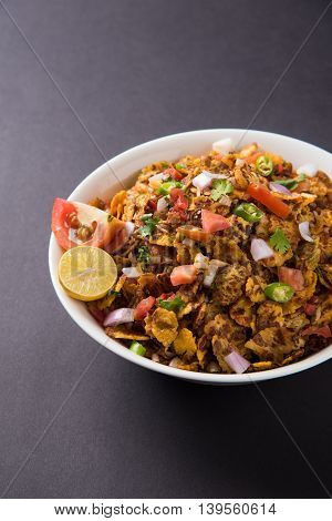 Chana chor garam , indian roadside spicy chat or snack food