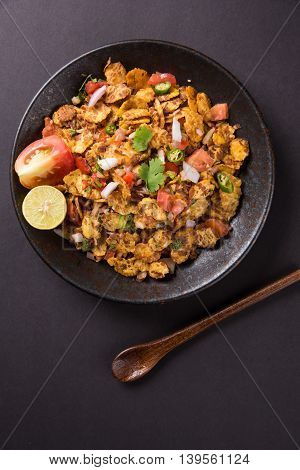 Chana chor garam , indian roadside spicy chat or snack food