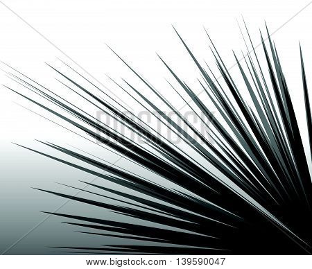 Radial Lines Explosion, Burst Element W/ Transparency. Irregular, Asymmetric Radiating Lines.