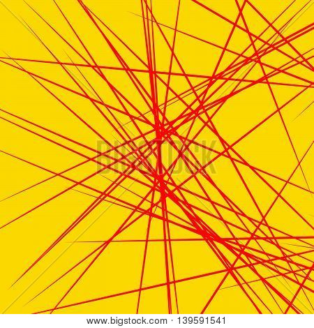 Dynamic Irregular Lines Placed Randomly. Geometric Monochrome (duotone) Pattern. Rough, Edgy Texture