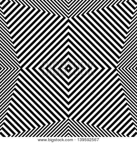Pattern, Texture With Geometric Structure Of Lines. Monochrome Cellular, Reticular Lines.