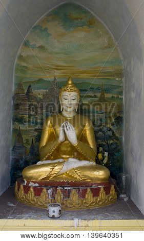 Dharmikarama Burmese Temple On Island Penang, Malaysia