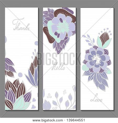 stock vector template for brochure card cover book invitation with doodle orient flowers.