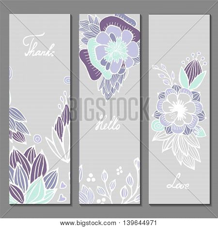 stock vector template for brochure card cover book invitation with doodle orient flowers.