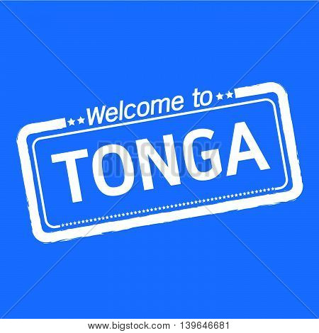 an images of Welcome to TONGA illustration design