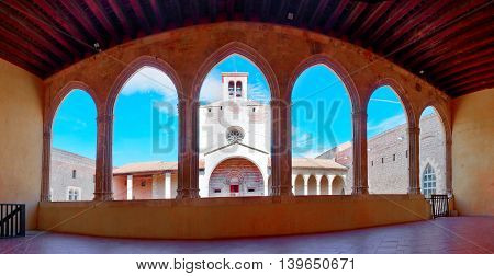 The palace of the kings of Majorca in Perpignan France