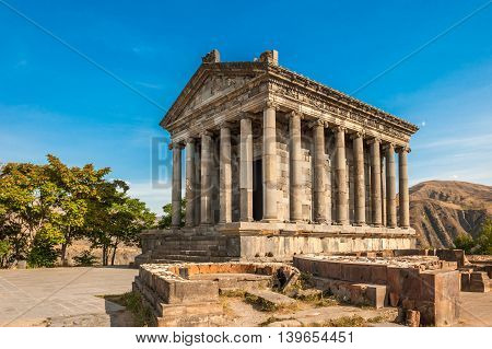 The Hellenic Temple Of Garni In Armenia