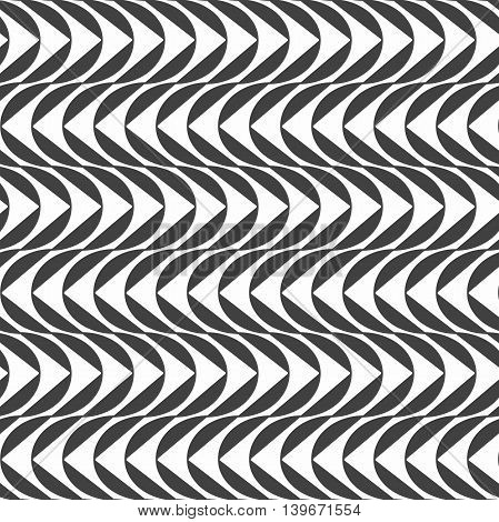 Seamless pattern. Modern abstract texture. Repeating geometric tiles with wave.