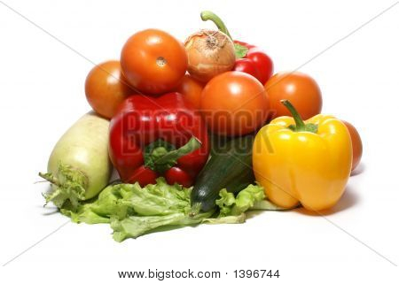 Gustose verdure isolate On White