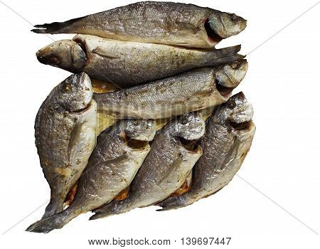 Fish with spices baked in the oven. Photo taken on: June 25 Saturday 2016