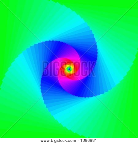 Mehrfarbigen hypnotische Hintergrund