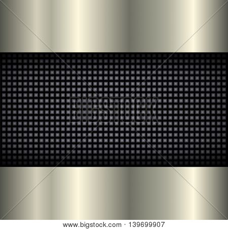 Background elegant metallic, 3D vector illustration