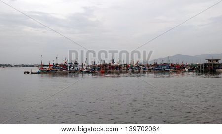 River view in Nation Park of Thailand.