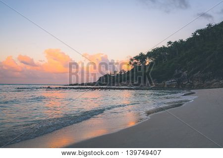 Sunseting On Koh Pha Ngan, Thailand