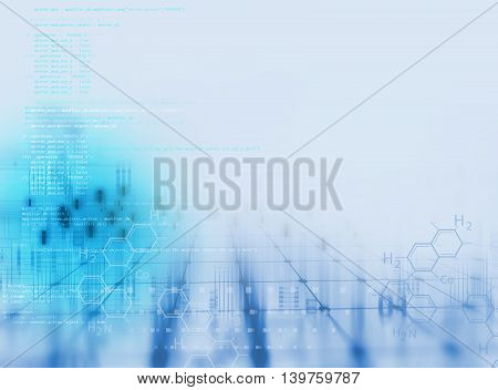 Digital Code Number Abstract Technology Background