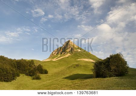 Stog peak in Sutjeska national park Zelengora mountain