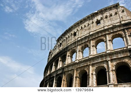 Le rovine del Collosseo. Italia.