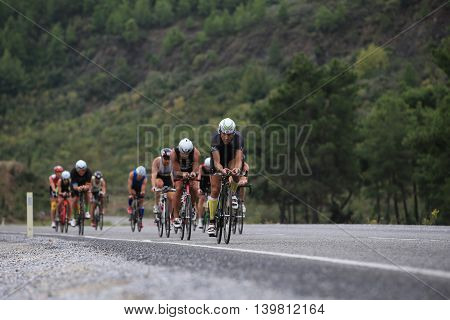 IronMan 70.3 Turkey 2015, Asphalt Bike Stage