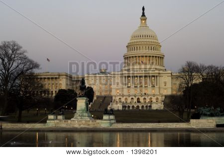 Capitol Hill al crepuscolo