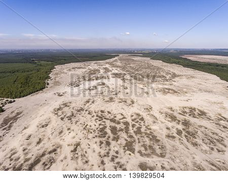 Bledow Desert, An Area Of Sands Between Bledow And The Village Of Chechlo And Klucze In Poland.