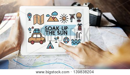 Travel Vacation Sun Fun Enjoyment Concept