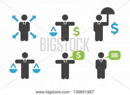 Business Policies Icons set vector illustration eps 10