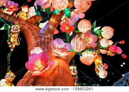 Decoration For The Chinese New Year In Chinatown In Singapore