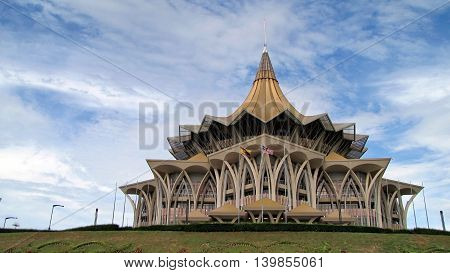 House of Parlement, Kuching, State of Sarawak, Borneo Malaysia. (09-11-2012)