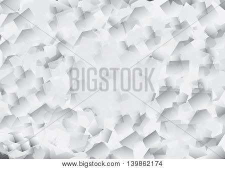 abstract ice white background vector design with landscape