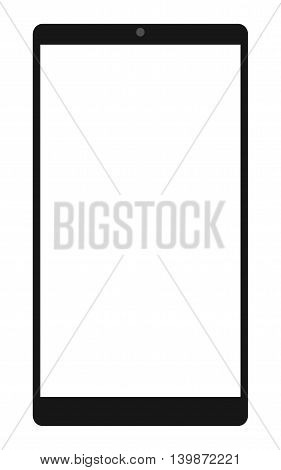Black Tablet Vector On White. eps10 vector illustration