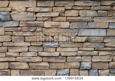 close up stone wall pattern texture and background